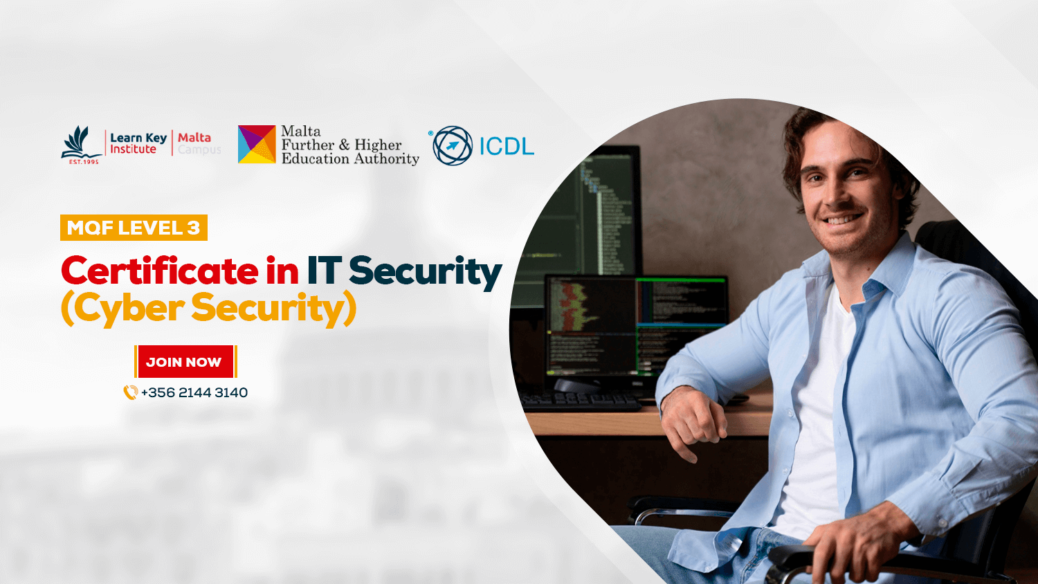 MQF/EQF Level 3 Certificate in IT Security (Cyber Security)